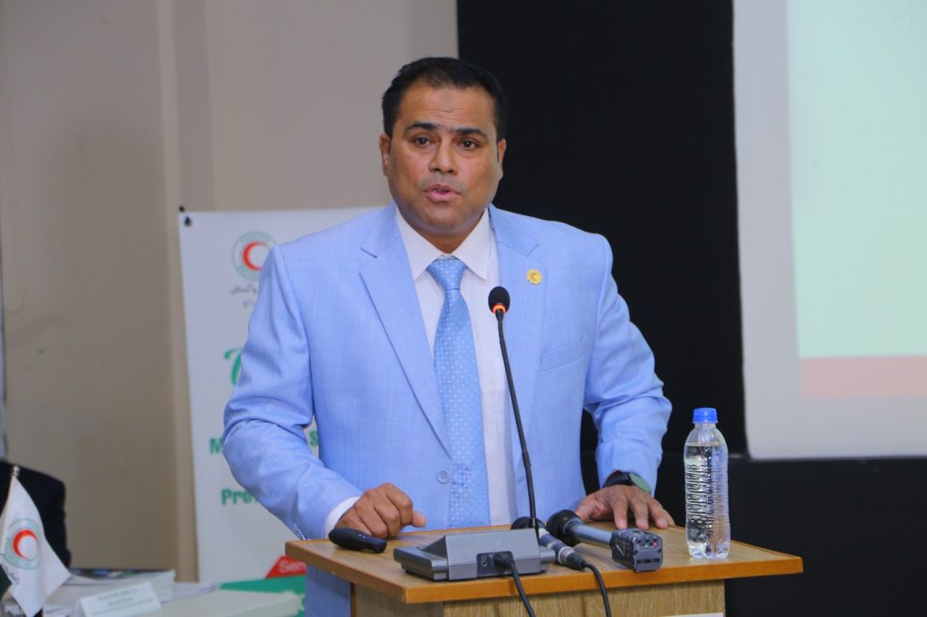 Chairman of PRCS Sindh, Mr. Rehan Hashmi, opened the session by appreciating stakeholder participation. He emphasized PRCS Sindh’s ongoing commitment to community support and timely disaster response.