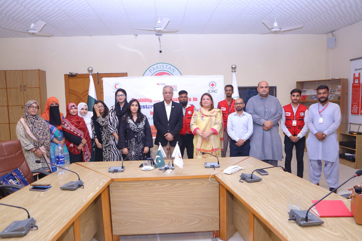 The RFL Department of PRCS Sindh organized a three-day RFL in Detention Training at PHQ Karachi from 8–10 July 2025 to strengthen volunteer capacity. Facilitated by PRCS and ICRC experts.
