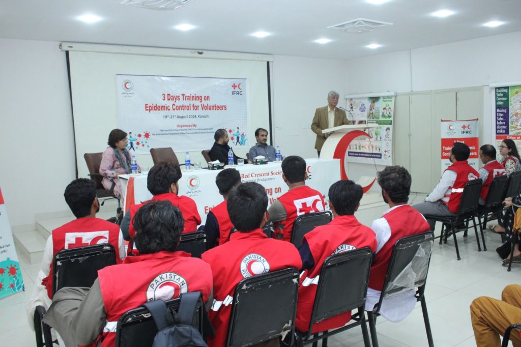 Epidemic control training by PRCS Sindh