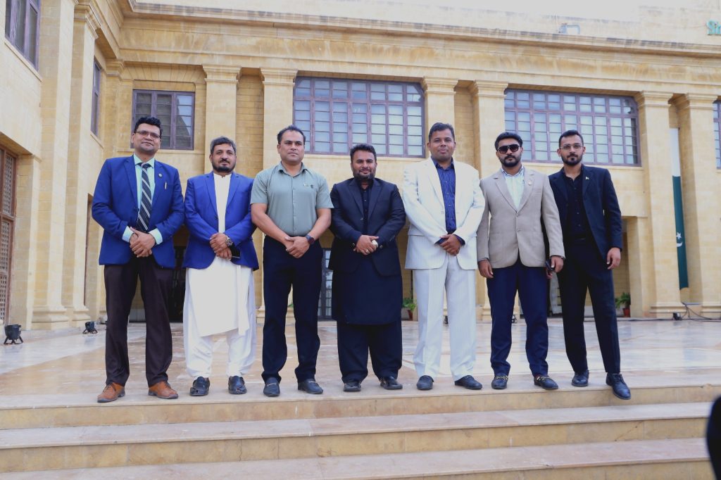 Pakistan Red Crescent Sindh Branch team at Governor’s House during Maarka-e-Haq celebrations