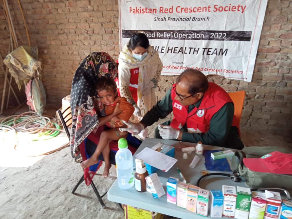 Pakistan Red Crescent Society Medical Health Team responding to malaria outbreak in Sindh