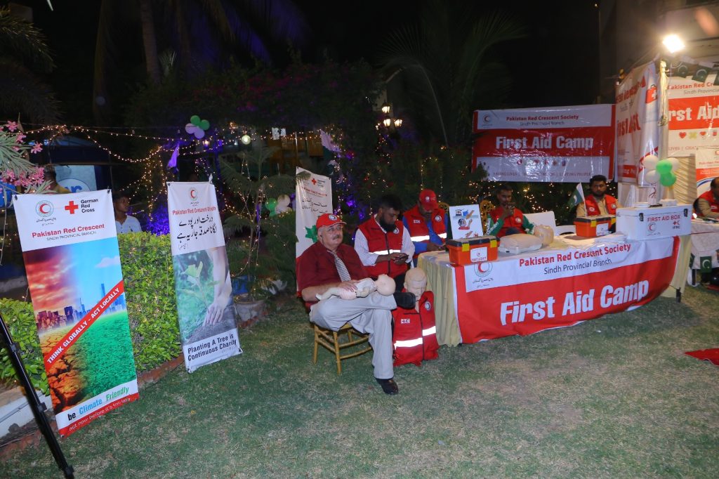 Red Cross Red Crescent dissemination and awareness session by PRCS Sindh team at North Nazimabad Gymkhana