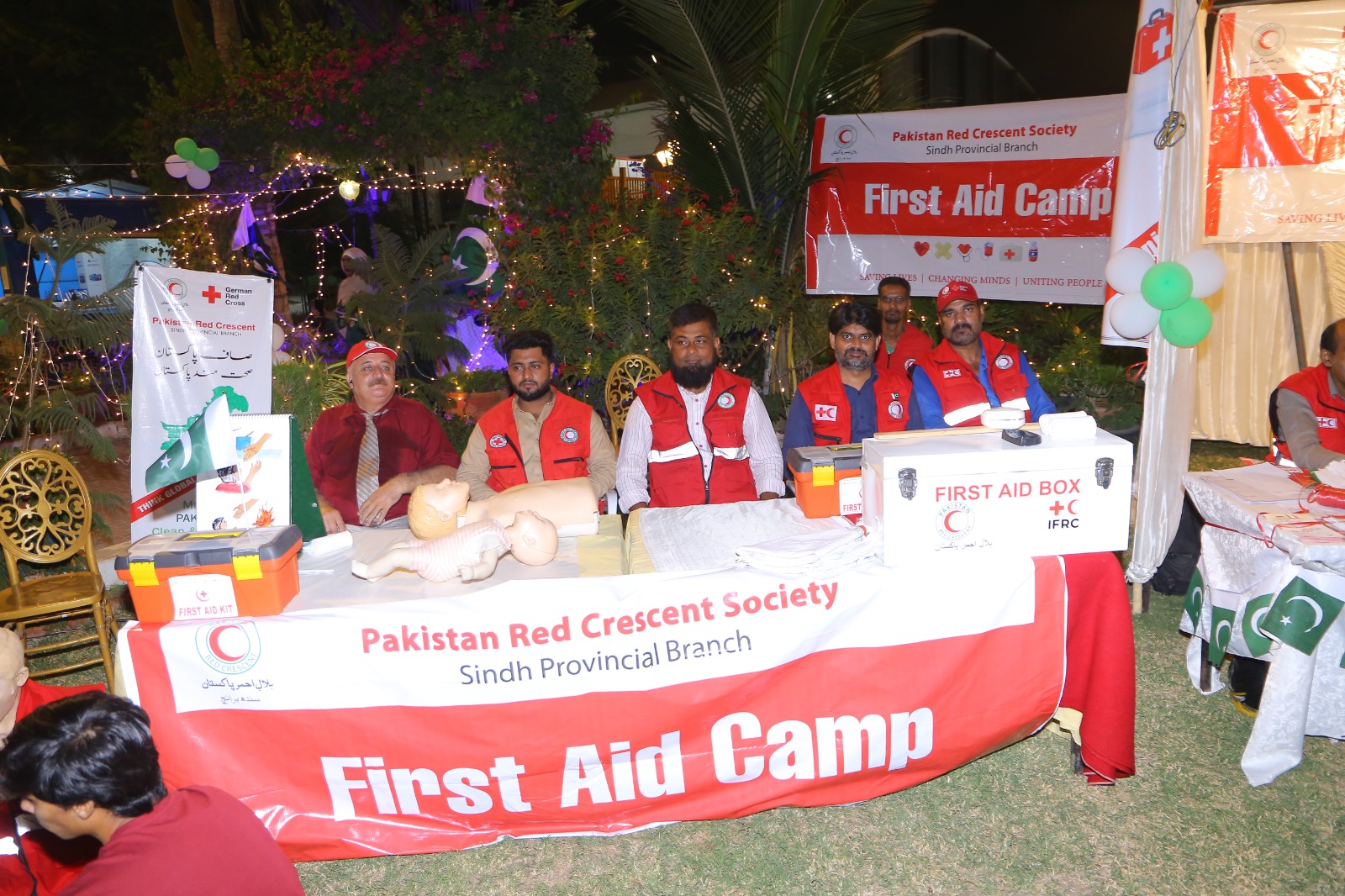 Red Cross Red Crescent dissemination and awareness session by PRCS Sindh team at North Nazimabad Gymkhana