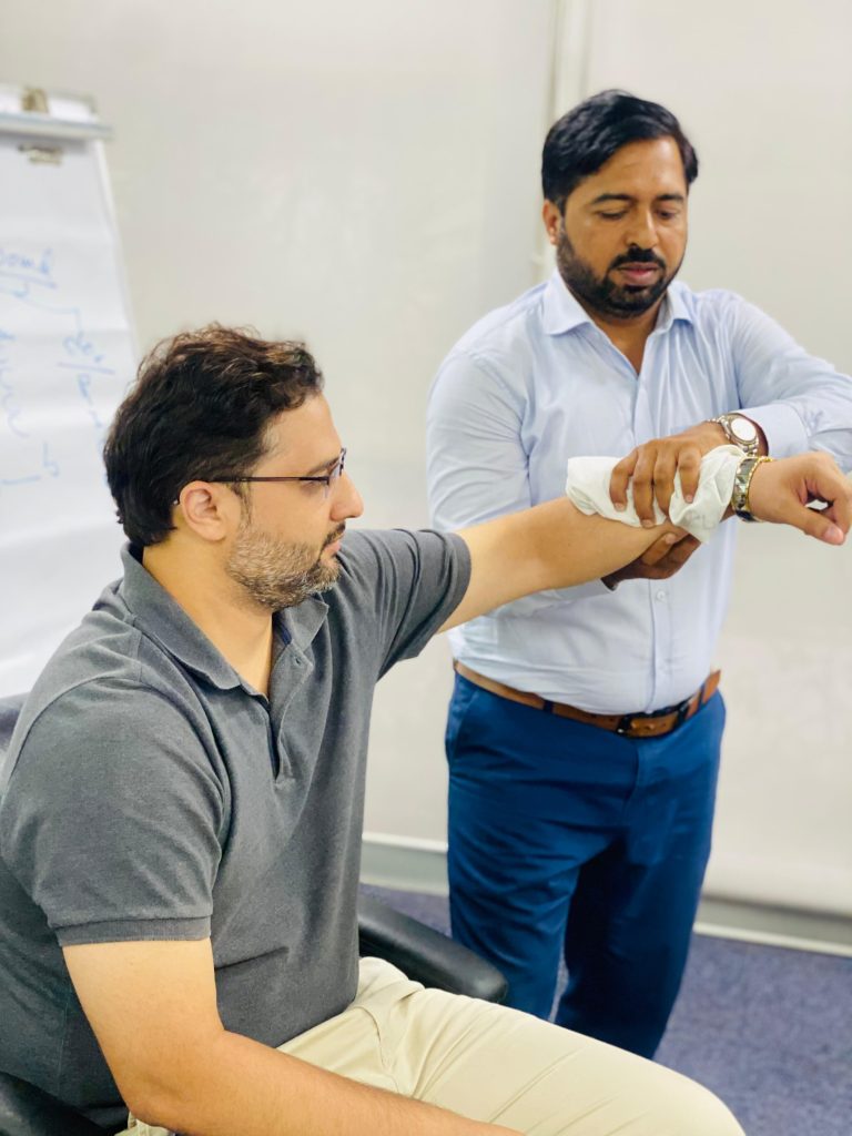 Basic First Aid Training PRCS Sindh at LCI