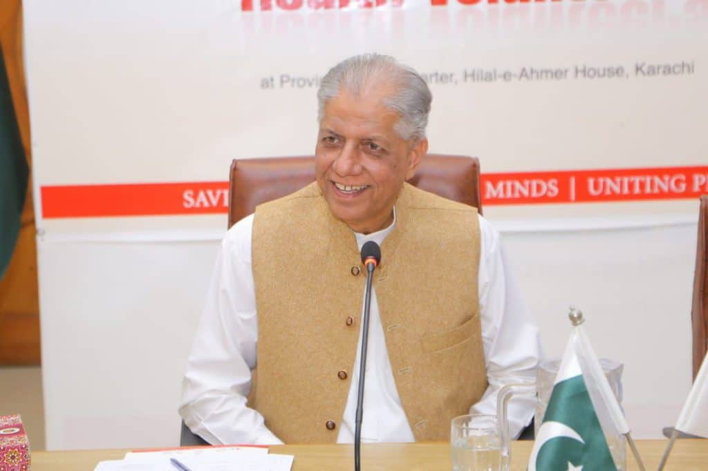 Health volunteers participating in interactive training activities organized by PRCS Sindh departments including Health and Disaster Management.