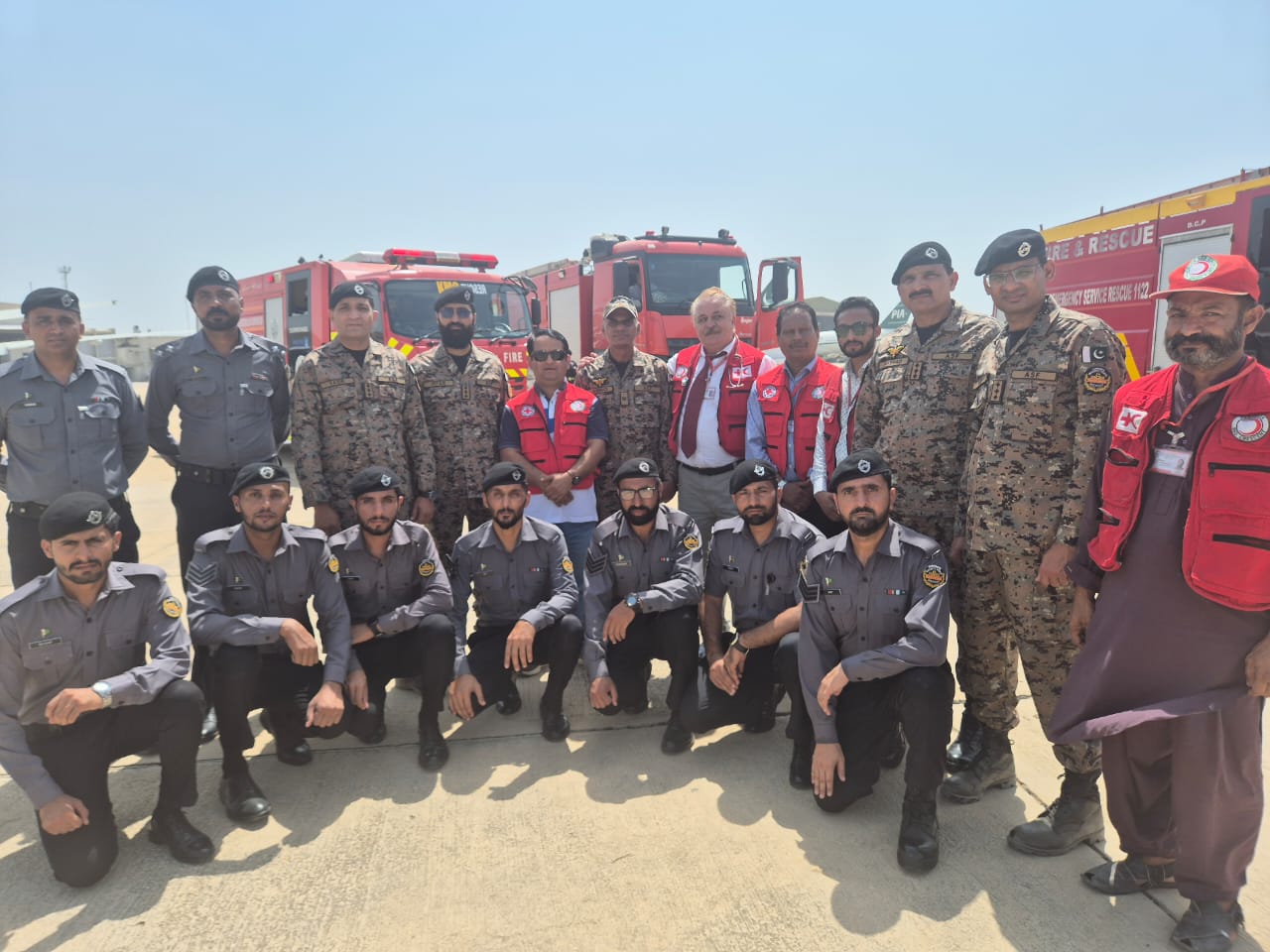 Humanitarian responders from PRCS Sindh in full-scale emergency simulation