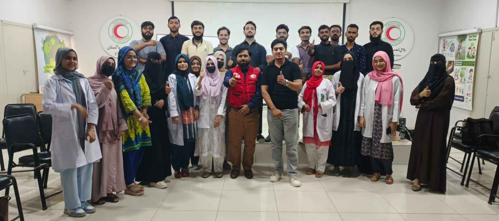 Training Session for 25 young doctors, offering hands-on learning and highly positive participant feedback.