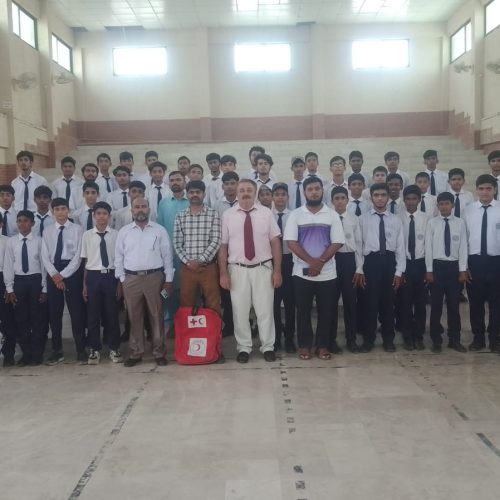 PRCS Sindh Empowers Students with Life-Saving First Aid & CPR Training at GBSS Malir Cantt