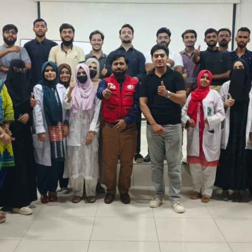 First Aid Training Session for Young Doctors Conducted by Pakistan Red Crescent Sindh