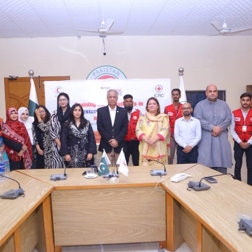 RFL Training Conducted for Volunteers by PRCS Sindh at PHQ Karachi