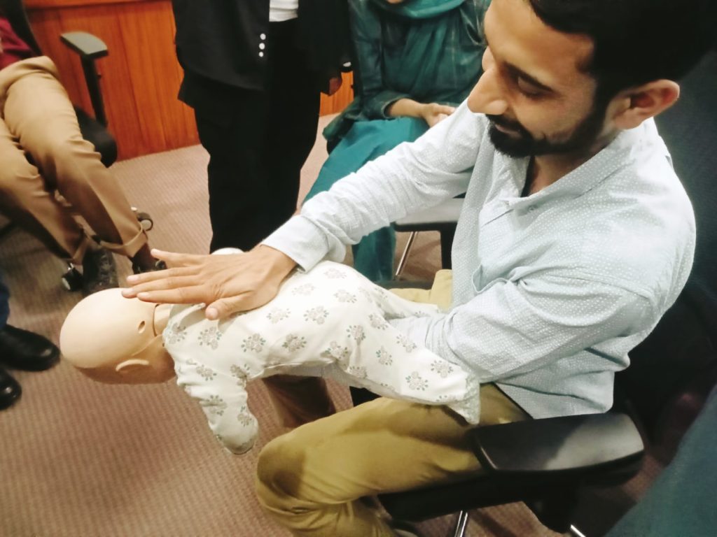Basic First Aid Training PRCS Sindh at LCI