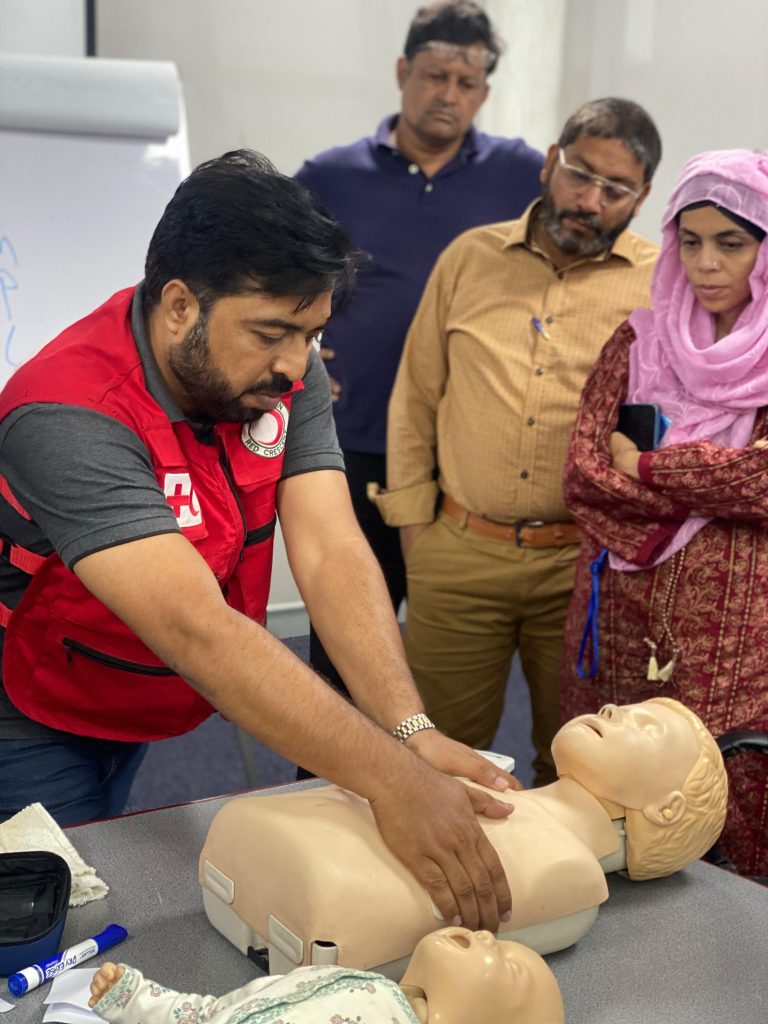 PRCS Sindh Basic First Aid Training at LCI