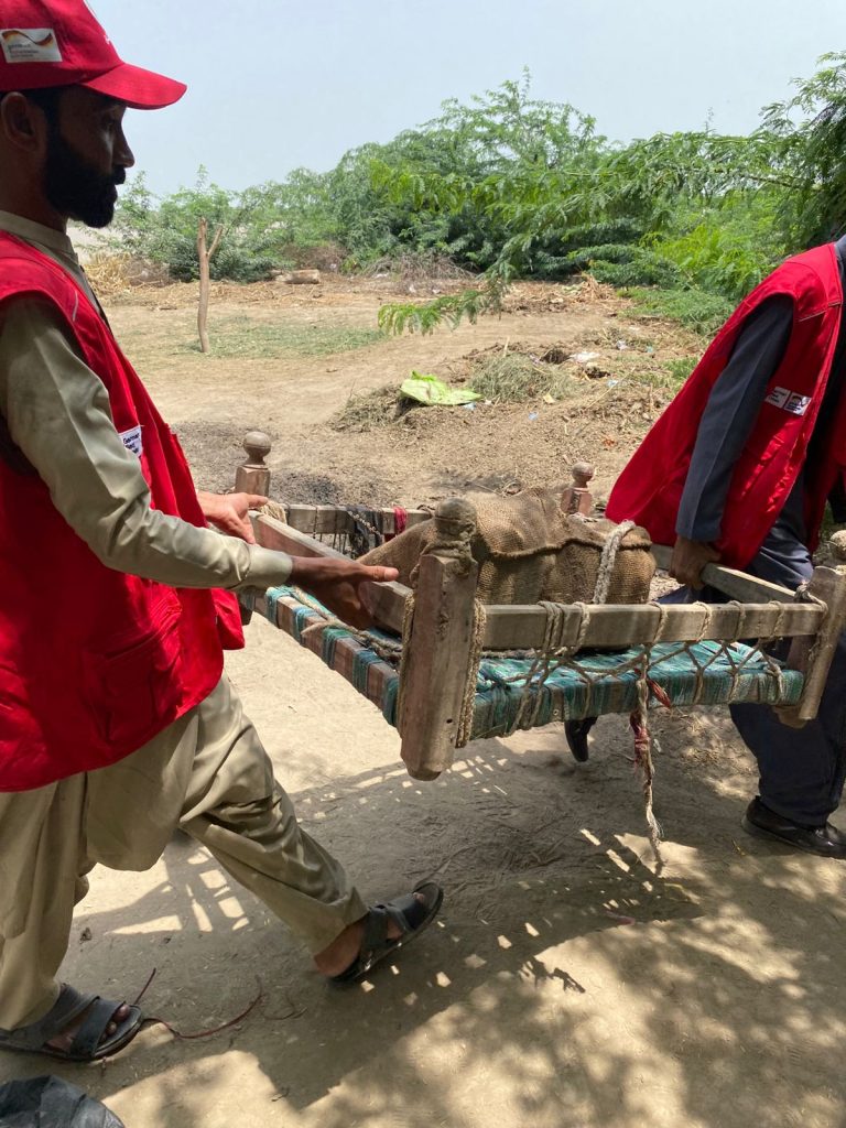 PRCS Sindh teams mobilizing Community Disaster Response Teams for flood preparedness in vulnerable districts