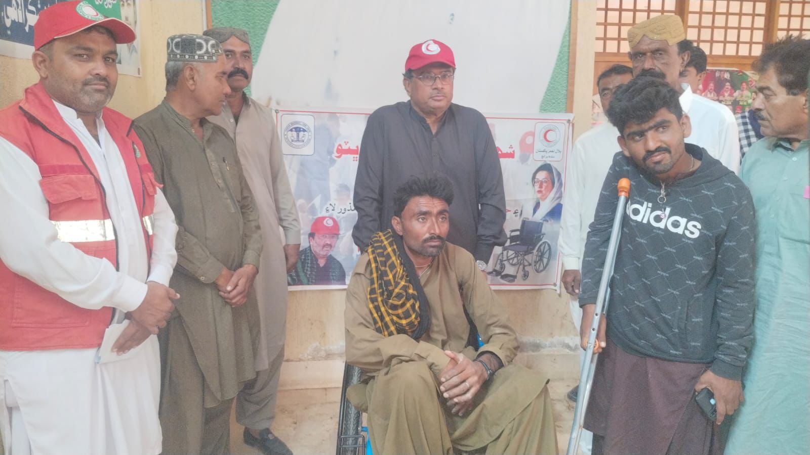 PRCS Sindh Organizes Wheelchair Distribution in Thatta & Sujawal