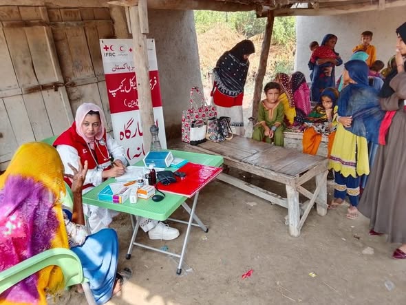 The camps covered three talukas, 15 union councils, and 26 villages, delivering essential medical care and free medicines to flood-affected communities in hard-to-reach, underserved areas.