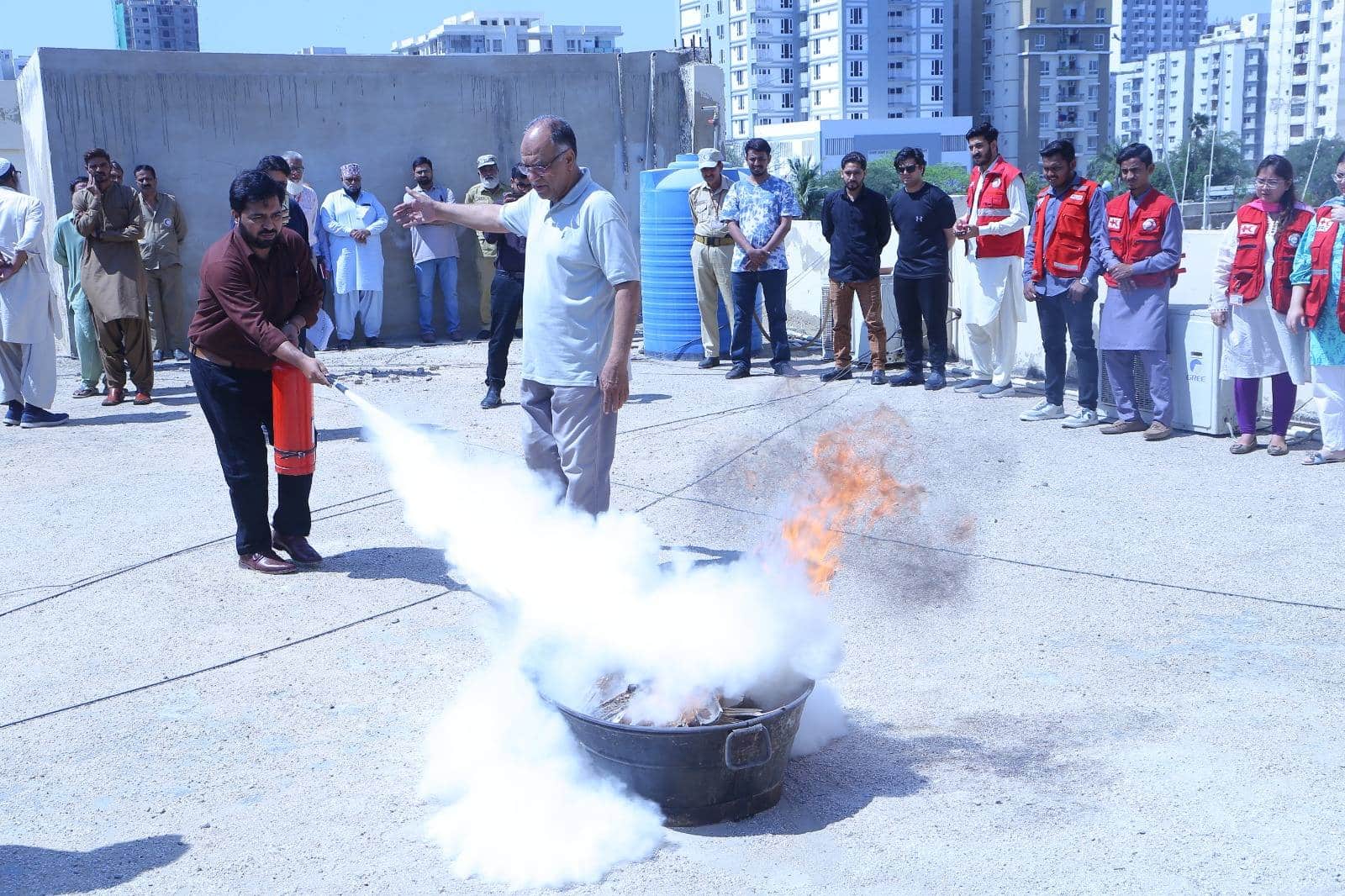 Fire Prevention Training Session at PRCS Sindh PHQ Karachi
