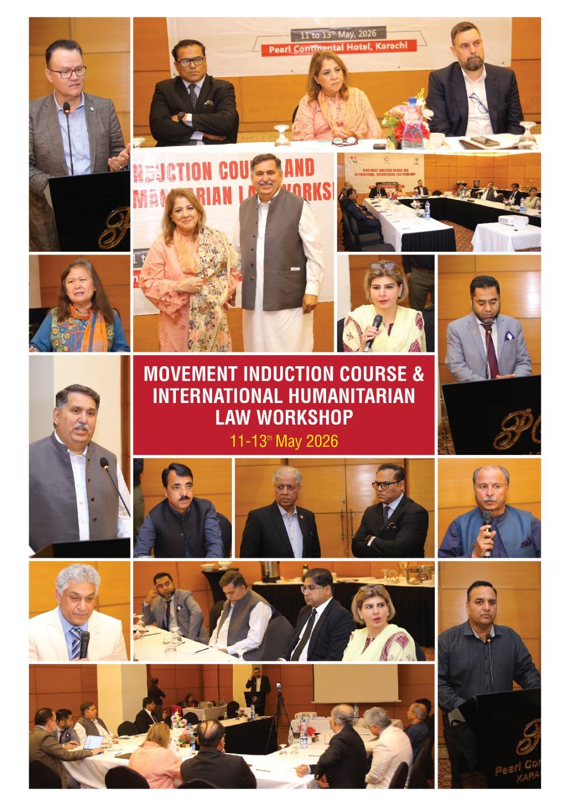 PRCS Sindh and ICRC organizing Movement Induction Course for humanitarian capacity building in Karachi