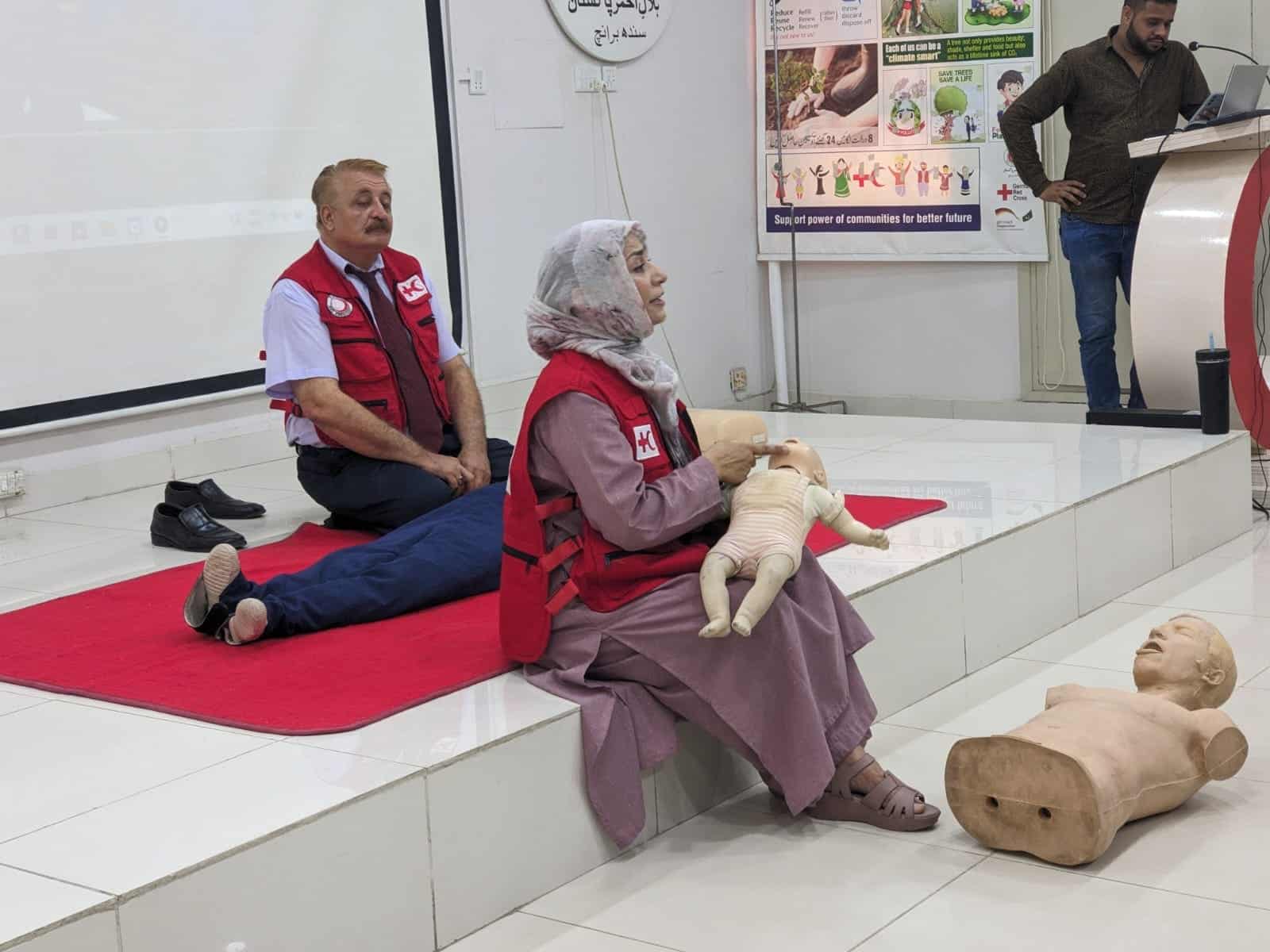 PRCS Sindh First Aid Orientation Session for school representatives
