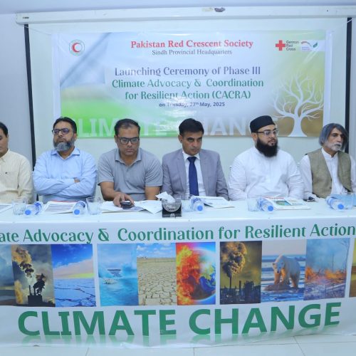 PRCS Launches New Phase of Climate Resilience Program-Karachi Could Reach 50°C by 2028