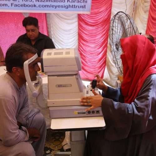 PRCS Sindh healthcare camp in Karachi