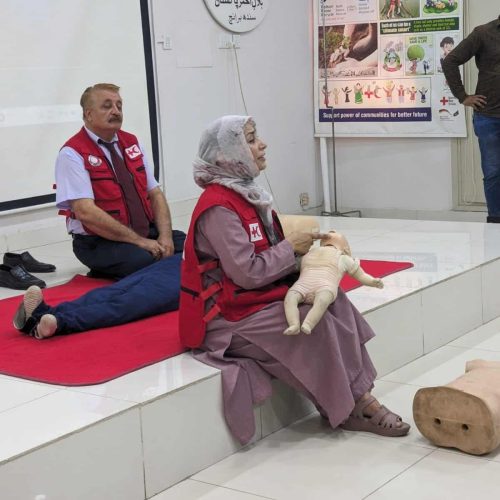 PRCS Sindh First Aid Orientation Session for school representatives