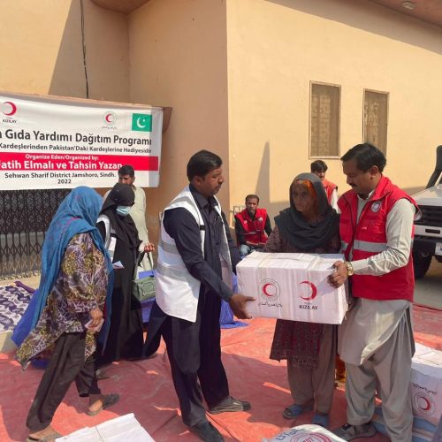 District Sehwan Distribution with Turkish Red Crescent (TRC)