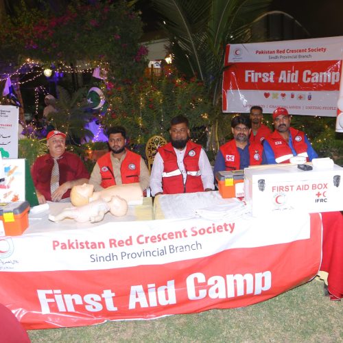 Red Cross Red Crescent dissemination and awareness session by PRCS Sindh team at North Nazimabad Gymkhana